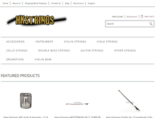 Tablet Screenshot of hkstrings.com